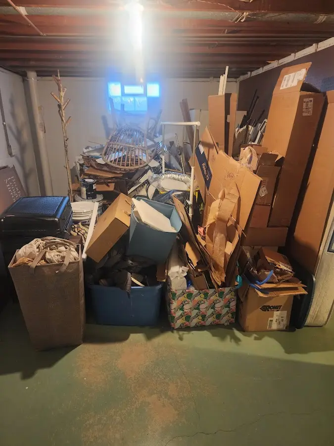 Roll-off dumpster container at job site for Construction Dumpster Rental in Atmore